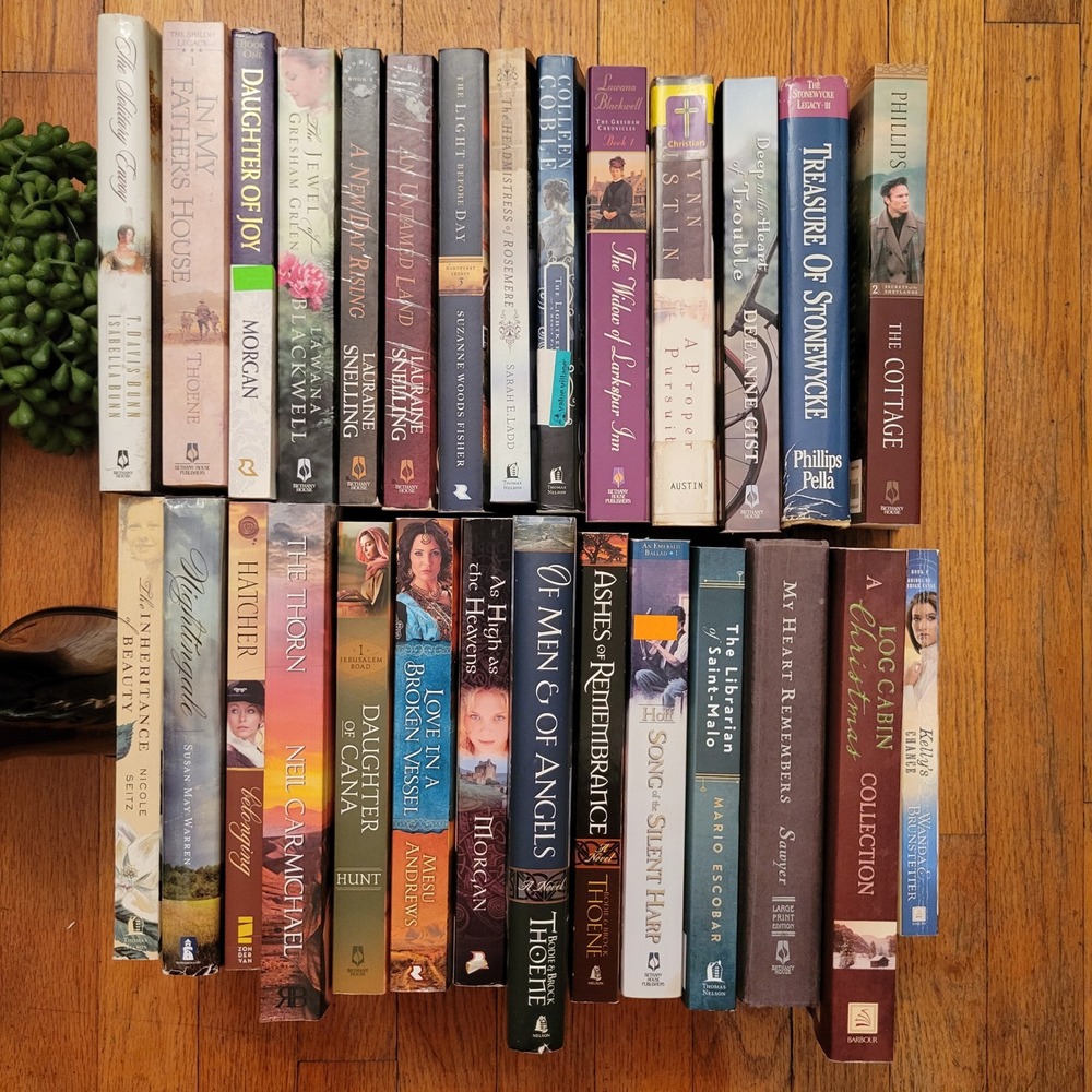 28 Christian Historical Fiction Romance Books Snelling Thoene Austin Hatcher - Picture 2 of 4